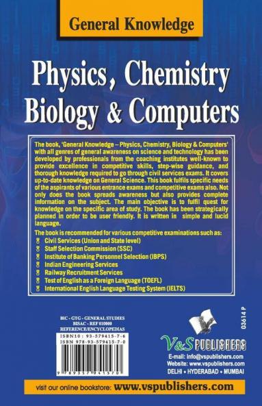 General Knowledge Physics Chemistry Biology And Computer