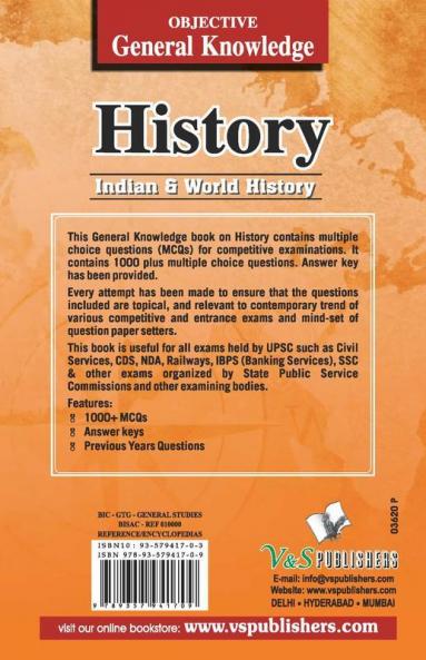 Objective General Knowledge History