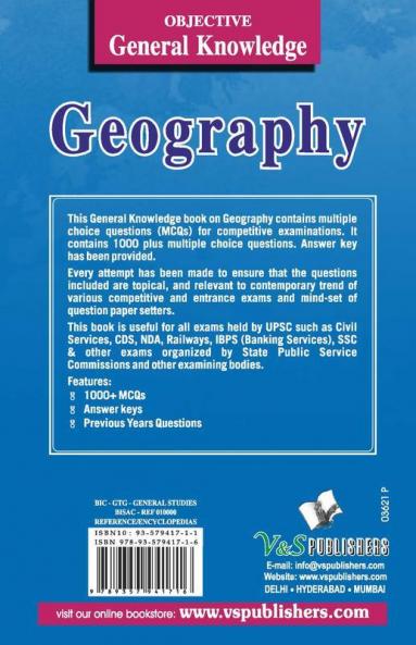 Objective General Knowledge Geography