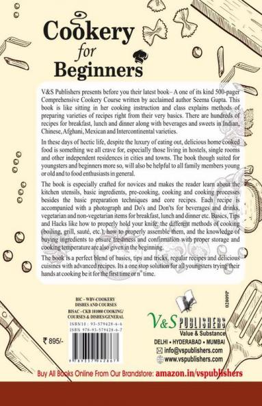 COOKERY FOR BEGINNERS