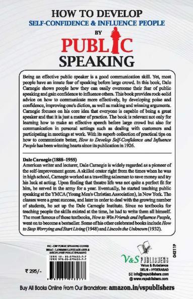 How to Develop Self-Confidence & Influence People By Public Speaking