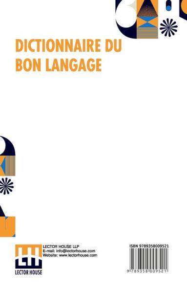 Dictionnaire Du Bon Langage