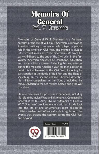 Memoirs Of General W. T. Sherman Vol -1