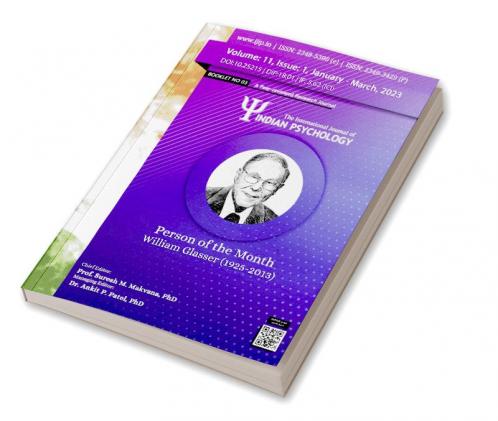 THE INTERNATIONAL JOURNAL OF INDIAN PSYCHOLOGY VOLUME 11 ISSUE 1 (Booklet 03)