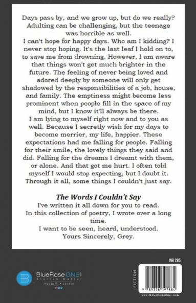 The Words I Couldn't Say