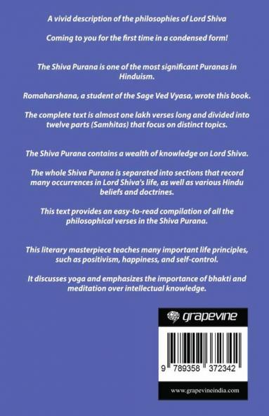 Shiva Purana: The Great Hindu Epic of indestructible Destroyer