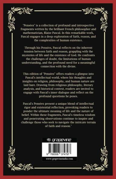 Pensees: The Inner Dialogue of a Brilliant Mind (Grapevine Press)