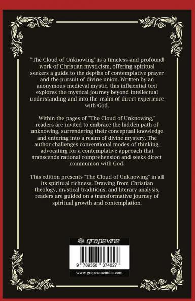 The Cloud of Unknowing: Seeking God Transcending Understanding (Grapevine Press)