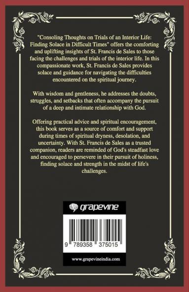 Consoling Thoughts on Trials of an Interior Life