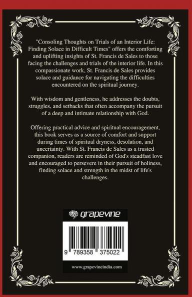 Consoling Thoughts on Trials of an Interior Life