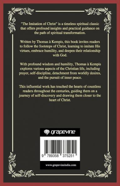 The Imitation of Christ: Navigating the Path of Discipleship (Grapevine Press)
