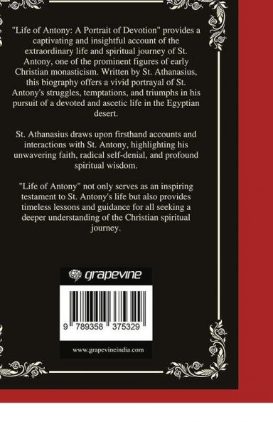 Life of Antony: A Portrait of Devotion (Grapevine Press)