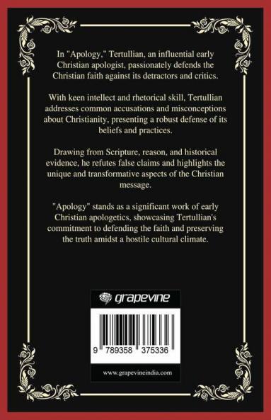 Apology: A Defense of the Christian Faith (Grapevine Press)