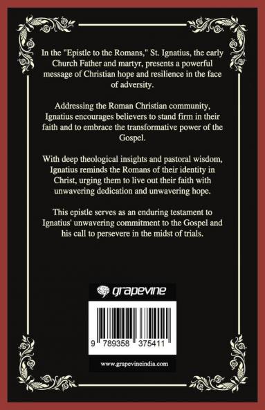 Epistle to the Romans: The Christian Hope Resilient Under Fire (Grapevine Press)