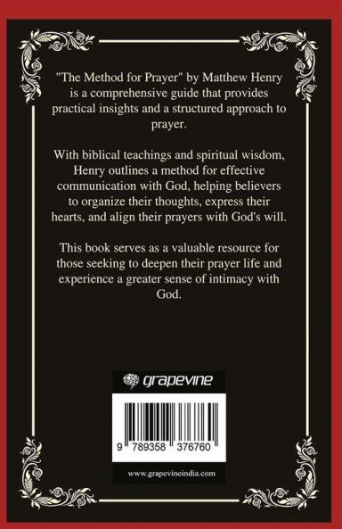 The Method for Prayer: A Guide to Effective Communication with God (Grapevine Press)