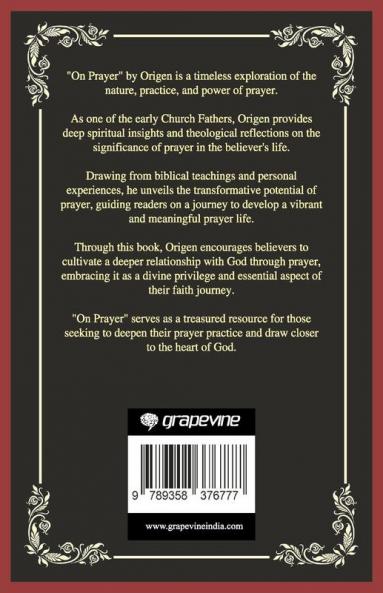 On Prayer: The Divine Dialogue (Grapevine Press)