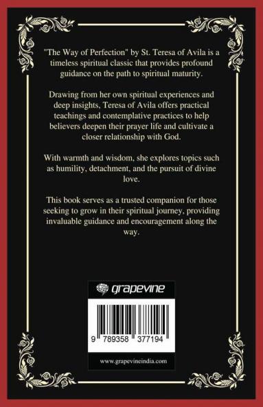 The Way of Perfection: A Path to Spiritual Maturity (Grapevine Press)