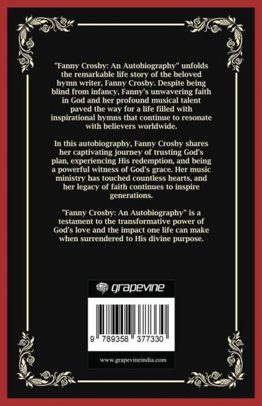 Fanny Crosby: An Autobiography (Grapevine Press)