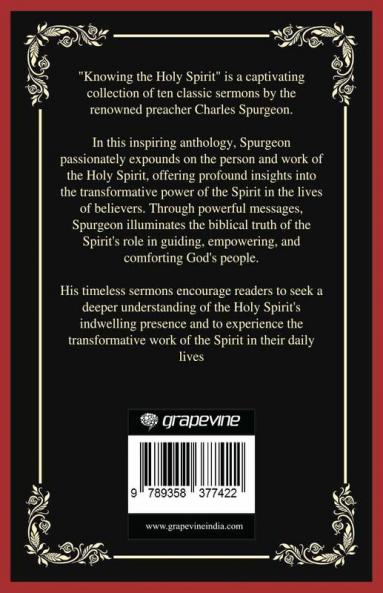 Knowing the Holy Spirit: Ten Classic Sermons by Charles Spurgeon (Grapevine Press)