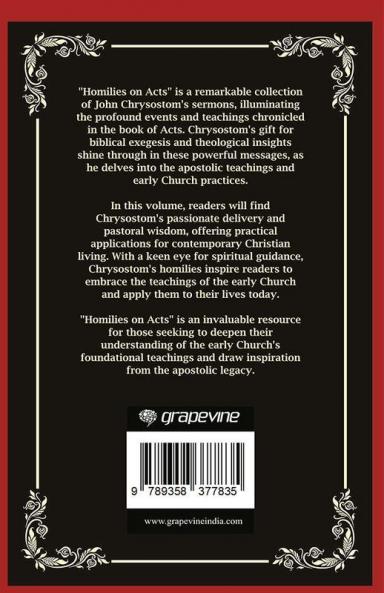 Homilies on Acts: The Dynamic Expansion of the Early Church (Grapevine Press)