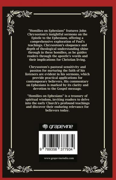 Homilies on Ephesians: God's Rich Plan for the Church (Grapevine Press)
