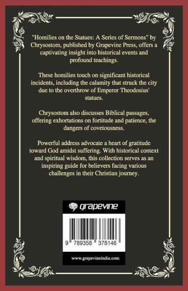 Homilies on the Statues: A Series of Semons (Grapevine Press)