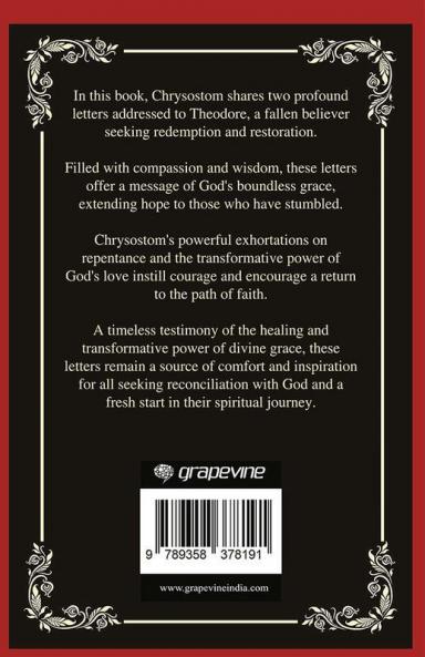 Two Letters to Theodore After His Fall A Message of Grace (Grapevine Press)