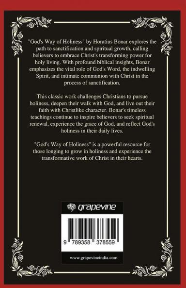 God's Way of Holiness: Embracing Christ's Transforming Power (Grapevine Press)