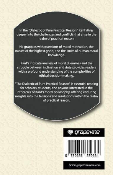 Dialectic of Pure Practical Reason (Grapevine edition)
