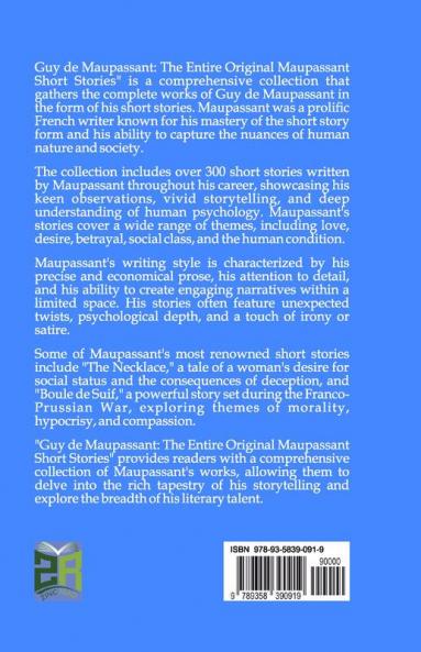 The Entire Original Maupassant Short Stories