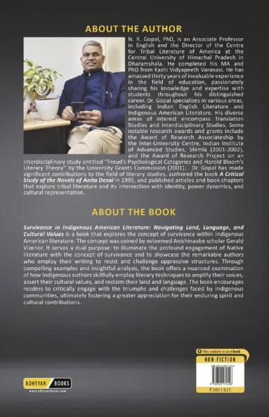Survivance In Indigenous American Literature: Navigating Land Langugage And Cultural Values
