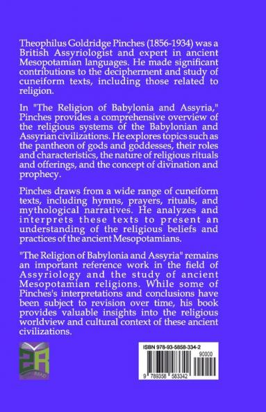 The Religion of Babylonia and Assyria