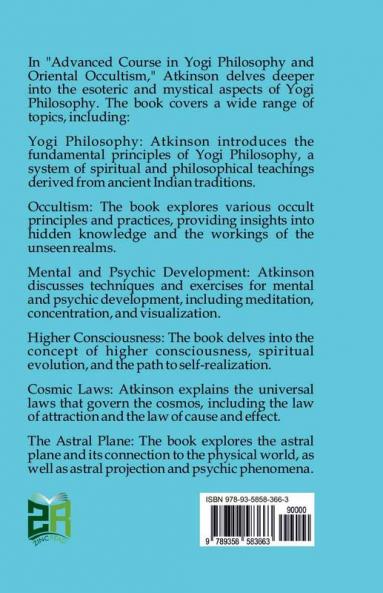 Advanced Course in Yogi Philosophy and Oriental Occultism
