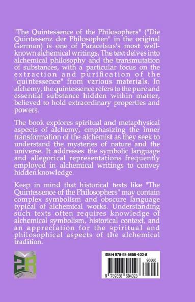 The Quintessence of the Philosophers