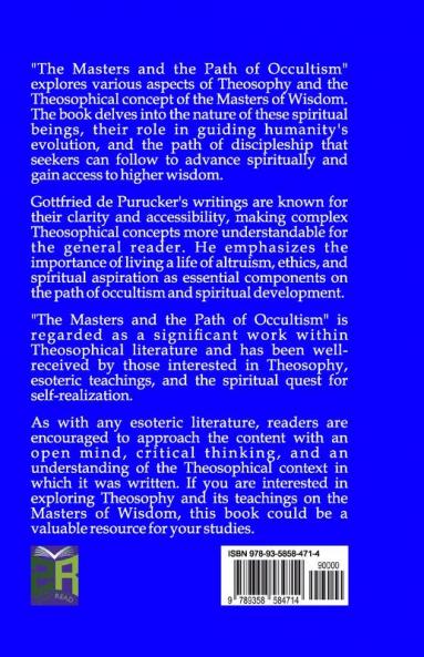 The Masters and the Path of Occultism