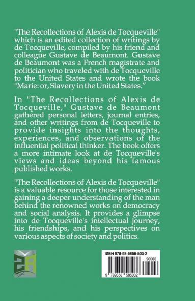 The Recollections of Alexis de Tocqueville