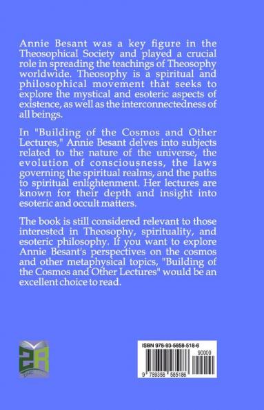 Building of the Cosmos and Other Lectures