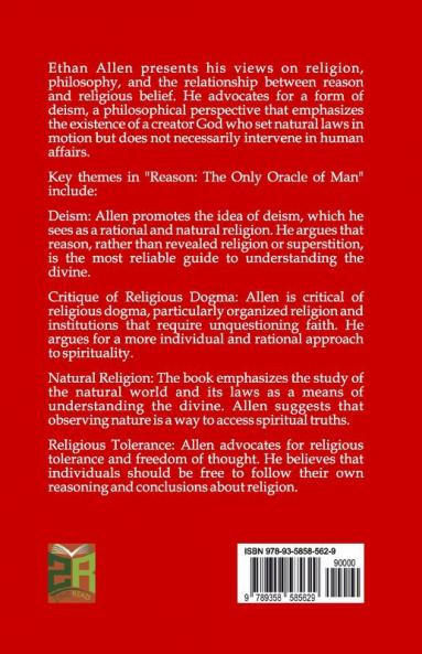 Reason The Only Oracle of Man