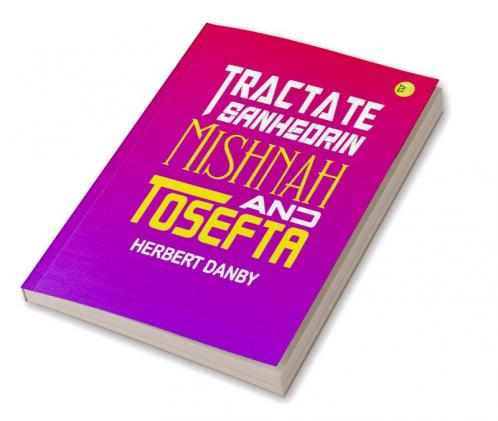 Tractate Sanhedrin Mishnah and Tosefta