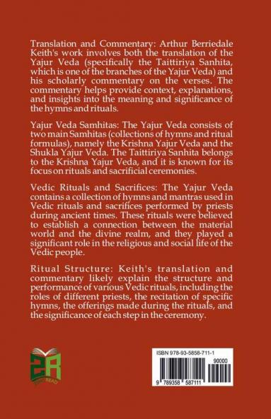 The Yajur Veda (Taittiriya Sanhita)