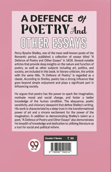 A Defence Of Poetry And Other Essays