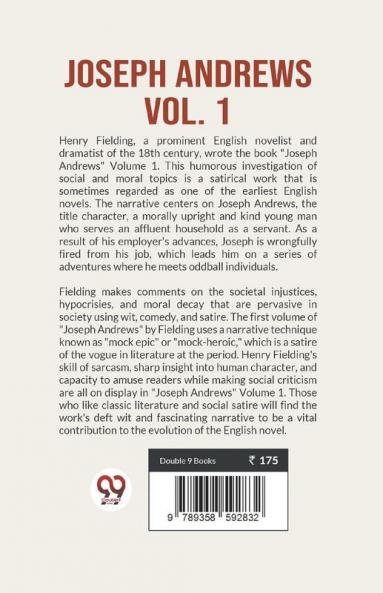 Joseph Andrews Vol. 1