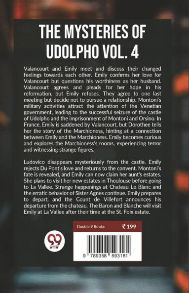 The Mysteries Of Udolpho Vol. 4