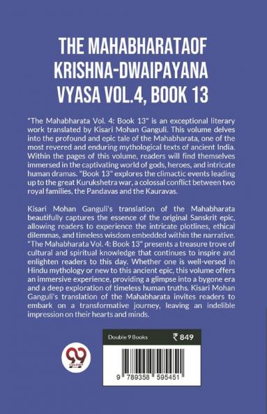 Mahabharataof Krishna-Dwaipayana Vyasa Vol.4 Book 13