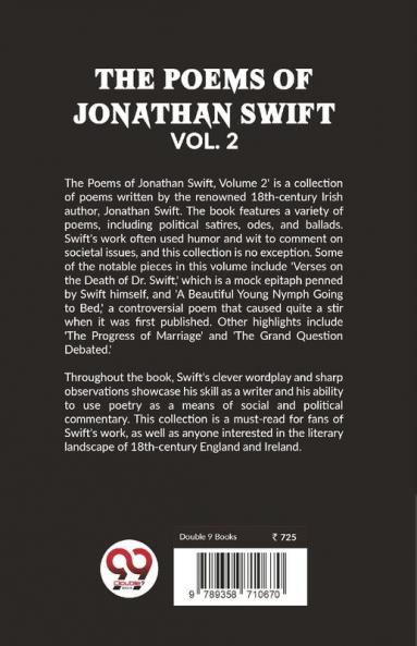 he Poems Of Jonathan Swift VOl. II
