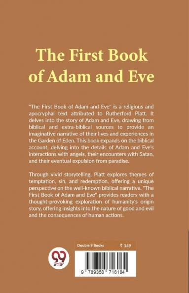 The First Book Of Adam And Eve