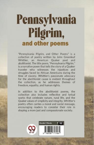 Pennsylvania Pilgrim And Other Poems