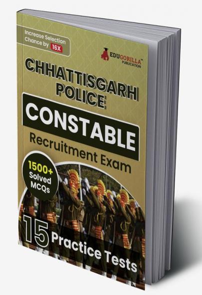 Chhattisgarh Police Constable Recruitment Exam Book 2023 (English Edition) | 15 Practice Tests (1500+ Solved MCQs) with Free Access To Online Tests