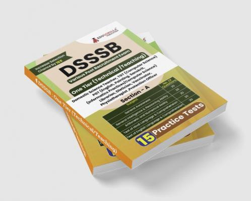 DSSSB Various Post Recruitment Exam 2024 | One Tier (Technical/Teaching) - Domestic Science Teacher TGT & PGT Teacher Librarian Vaccinator Dietician & etc | 15 Practice Tests (1500 Solved MCQ)