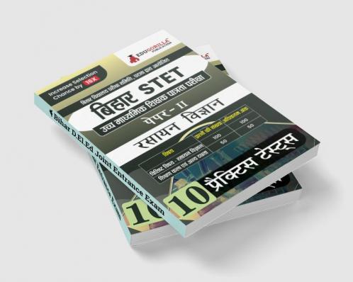 Bihar STET Paper II : Chemistry 2024 (Hindi Edition) | Higher Secondary (Class 11 & 12) - Bihar School Examination Board (BSEB) - 10 Practice Tests with Free Access To Online Tests